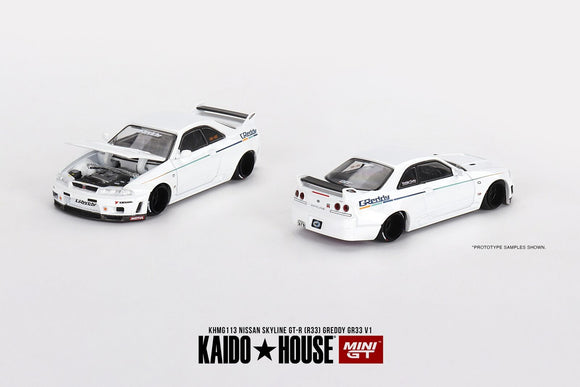 Nissan Skyline GT-R (R33) Greddy GR33 V1 - MINI GT - 1:64