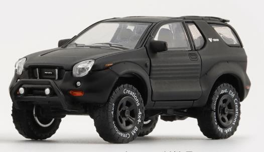 Isuzu Vehicross 1997-2001 (RHD) (Matte Black) - BM Creations - 1:64