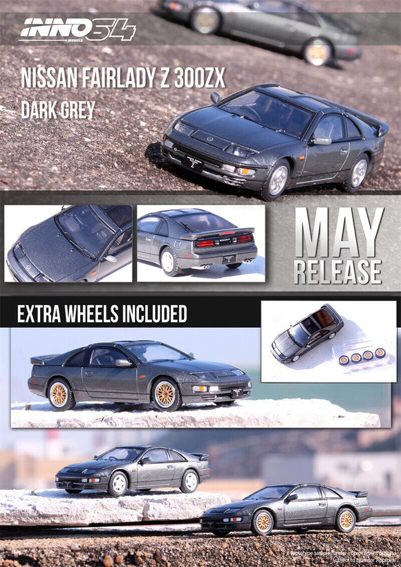 Nissan Fairlady Z (Z32) (Oxford Grey Metallic) - INNO64 - 1:64