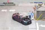 Nissan GT-R (R35) (Magic Purple) - Focal Horizon - 1:64 Modellauto 1/64