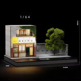 Japanese Tofu Shop Miniature Scene - Black Box Diorama - 1:64 Modellauto 1/64