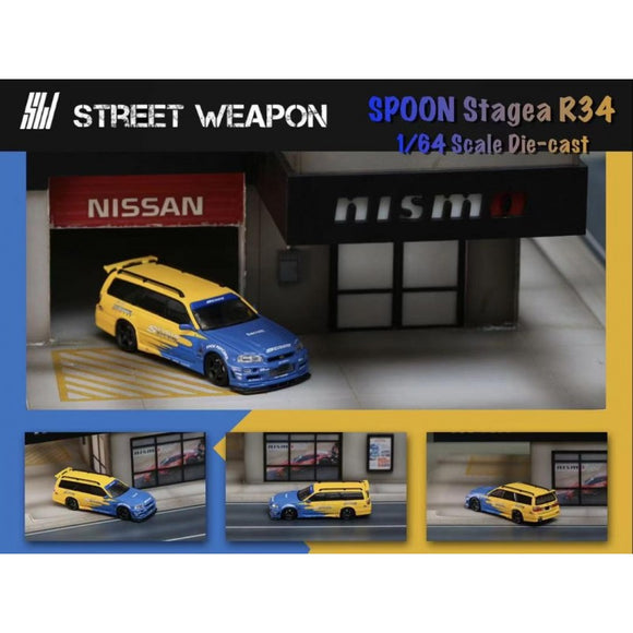 Nissan Stagea R34 Spoon - Street Weapon - 1:64