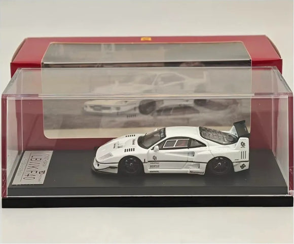Ferrari F40 LBWK (White) - Street Warrior - 1:64