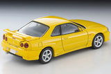 Nissan Skyline 2-Door Sports Coupe 25GT Turbo with Optional Parts 1998 (Yellow) - Tomica Limited Vintage Neo - 1:64 Modellauto 1/64