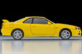 Nissan Skyline 2-Door Sports Coupe 25GT Turbo with Optional Parts 1998 (Yellow) - Tomica Limited Vintage Neo - 1:64 Modellauto 1/64