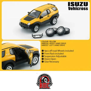 Isuzu Vehicross 1997-2001 (RHD) (Yellow) - BM Creations - 1:64