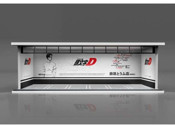 Parking Garage Initial D with Lights - Moreart - 1:64