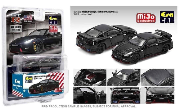 Nissan GT-R (R35) Nismo 2020 (Black) - ERA CAR - 1:64 - Modelcars Passion