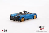 Pagani Huayra Roadster Blue Francia - MINI GT - 1:64