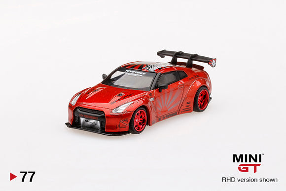 LB Works Nissan GT-R R35 Type 1 Ring Wing version 1+2 - MINI GT - 1:64 - Modelcars Passion