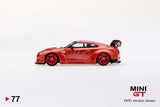 LB Works Nissan GT-R R35 Type 1 Ring Wing version 1+2 - MINI GT - 1:64 - Modelcars Passion
