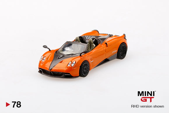 Pagani Huayra Roadster Arancio Saint Tropez - MINI GT - 1:64 - Modelcars Passion