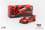 LB Works Nissan GT-R R35 Type 1 Ring Wing version 1+2 - MINI GT - 1:64 - Modelcars Passion