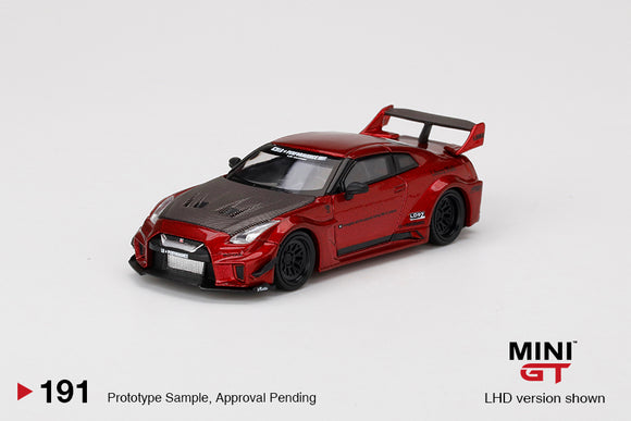 LB-Silhouette Works GT Nissan 35GT-RR Version 1 (RHD) (Lava Red) - MINI GT - 1:64 - Modelcars Passion