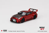LB-Silhouette Works GT Nissan 35GT-RR Version 1 (RHD) (Lava Red) - MINI GT - 1:64 - Modelcars Passion