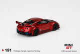 LB-Silhouette Works GT Nissan 35GT-RR Version 1 (RHD) (Lava Red) - MINI GT - 1:64 - Modelcars Passion