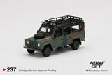 Land Rover Defender 110 Military Camouflage - MINI GT - 1:64