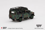 Land Rover Defender 110 Military Camouflage - MINI GT - 1:64