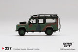 Land Rover Defender 110 Military Camouflage - MINI GT - 1:64