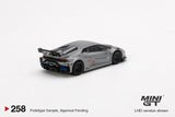 LB Works Lamborghini Huracan GT (LHD) Grey - MINI GT - 1:64 - Modelcars Passion