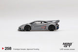 LB Works Lamborghini Huracan GT (LHD) Grey - MINI GT - 1:64 - Modelcars Passion