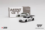LB-Silhouette Works GT Nissan 35GT-RR Version 1 (RHD) (White LBWK) - MINI GT - 1:64 - Modelcars Passion