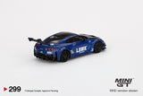 LB-Silhouette Works GT Nissan 35GT-RR Version 2 (RHD) (LBWK Blue) - MINI GT - 1:64