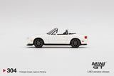 Mazda Miata MX-5 (NA) Tuned Version Classic White (RHD) - MINI GT - 1:64