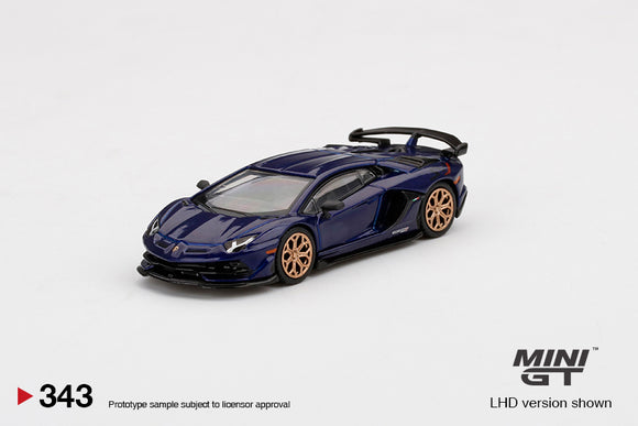 Lamborghini Aventador SVJ Viola Aletheia (LHD) - MINI GT - 1:64
