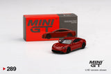 Porsche Taycan Turbo S (LHD) (Carmine Red) - MINI GT - 1:64