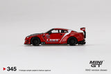 LB Works Nissan GT-R R35 Type 2 Ring Wing version 3 - MINI GT - 1:64