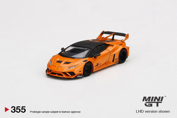 LB Works Lamborghini Huracan GT (LHD) (Arancio Borealis) - MINI GT - 1:64
