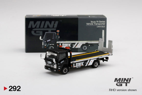 Isuzu N-Series Vehicle Transporter LBWK (RHD) - MINI GT - 1:64 - Modelcars Passion