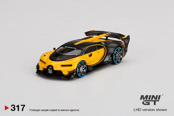 Bugatti Vision Gran Turismo (Yellow) - MINI GT - 1:64