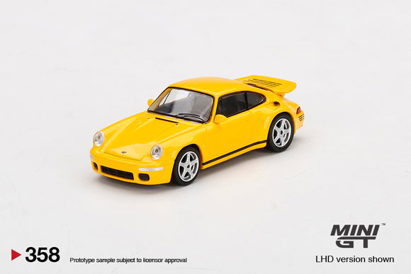 RUF CTR Anniversary Blossom Yellow (LHD) - MINI GT - 1:64