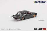 Datsun KAIDO 510 Pro Street GReddy (Gun Metal Grey) - MINI GT - 1:64