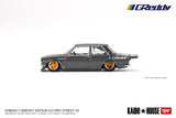 Datsun KAIDO 510 Pro Street GReddy (Gun Metal Grey) - MINI GT - 1:64