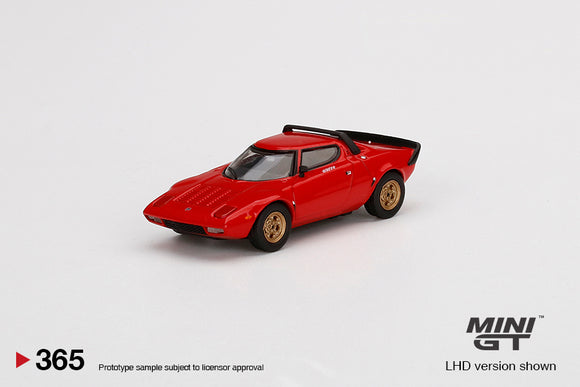 Lancia Stratos HF Stradale Rosso Arancio (LHD) - MINI GT - 1:64