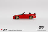 Honda S2000 (AP2) Mugen (RHD) (New Formula Red) - MINI GT - 1:64