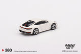 Porsche 911 (992) Carrera S LHD (White) - MINI GT - 1:64