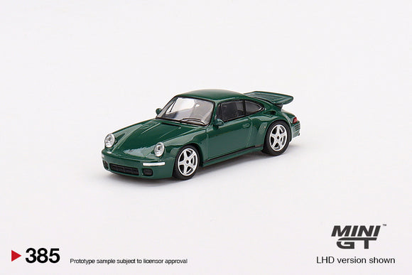 RUF CTR Anniversary Irish Green (LHD) - MINI GT - 1:64