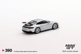 Porsche 911 (992) GT3 (LHD) (GT Silver Metallic) - MINI GT - 1:64