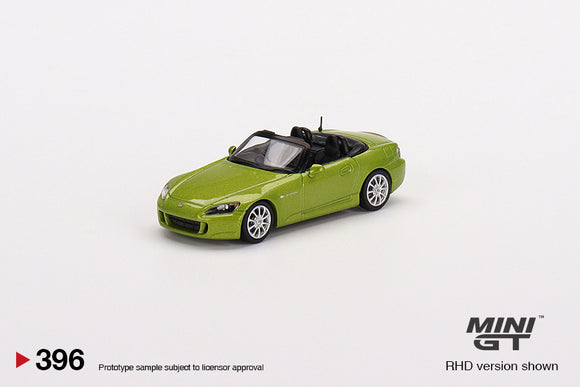 Honda S2000 (AP2) Lime Green Metallic (RHD) - MINI GT - 1:64