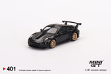 Porsche 911 (991) GT2 RS Weissach Package LHD (Black) - MINI GT - 1:64