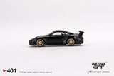 Porsche 911 (991) GT2 RS Weissach Package LHD (Black) - MINI GT - 1:64