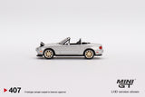Mazda Miata MX-5 (NA) Tuned Version Silver Stone Metallic (RHD) - MINI GT - 1:64