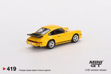 RUF CTR Yellowbird 1987 Blossom Yellow (LHD) - MINI GT - 1:64