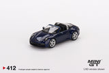 Porsche 911 Targa 4S (992) LHD (Gentian Blue Metallic) - MINI GT - 1:64