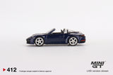 Porsche 911 Targa 4S (992) LHD (Gentian Blue Metallic) - MINI GT - 1:64