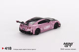 LB-Silhouette Works GT Nissan 35GT-RR Version 2 (RHD) (Passion Pink) - MINI GT - 1:64
